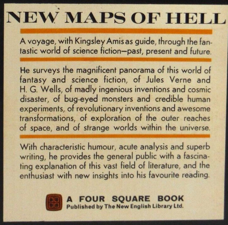 New Maps of Hell Science Fiction Paperback book by Kingsley Amis Vintage 1963 gallery