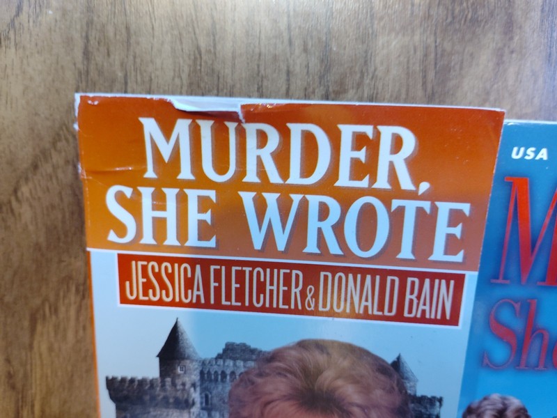 Lot 3 Murder She Wrote PB Jessica Fletcher Donald Bain Mystery Set gallery