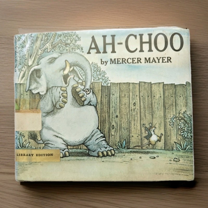 1976. Ah-Choo by Mercer Mayer | 1st Edition Hardcover With Dustjacket | RARE VTG