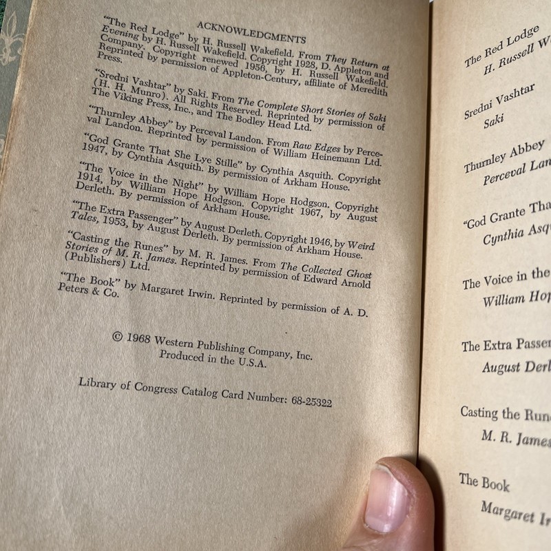 More Tales to Tremble By Edited by Stephen P. Sutton-Vintage 1960s Horror gallery