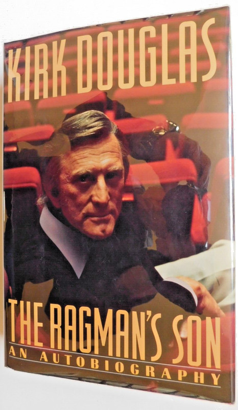 *SIGNED* Hollywood memoir KIRK DOUGLAS 1988 Life photos RAGMAN'S SON 510 pages gallery