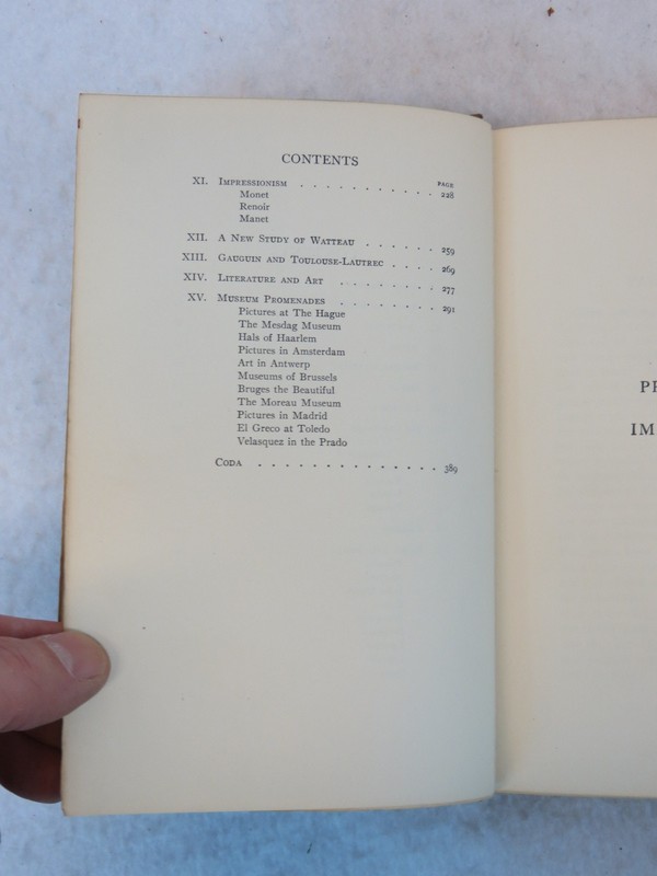 Huneker PROMENADES OF AN IMPRESSIONIST Charles Scribner's c.1910 HC gallery