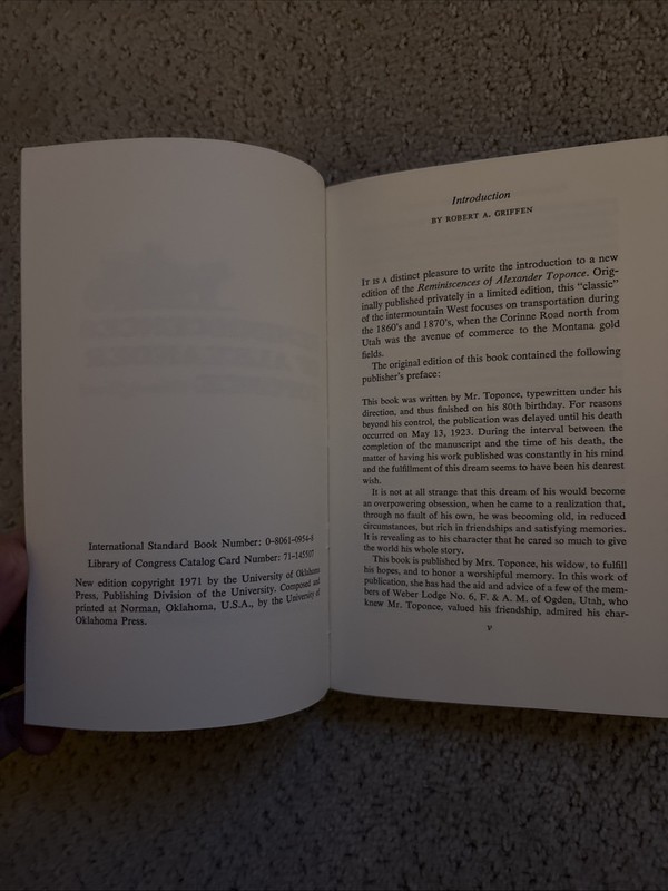 Reminiscences of Alexander Toponce, Written by Himself gallery