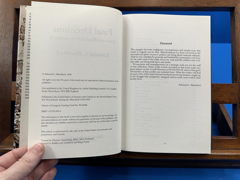 Fatal Decisions: Errors and Blunders in World War II- Edmund Blandford, 1999 gallery