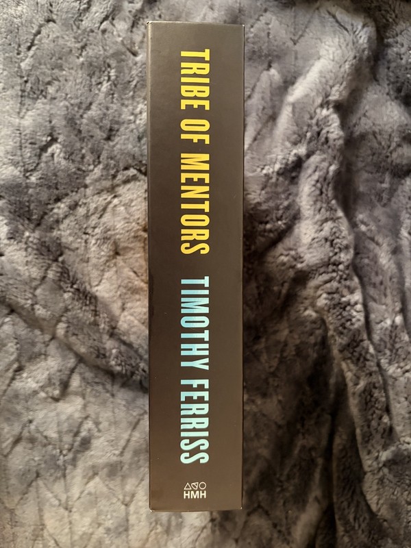 SIGNED Tribe of Mentors by Timothy Ferriss, Tim Ferriss, AUTOGRAPHED COPY RARE! gallery