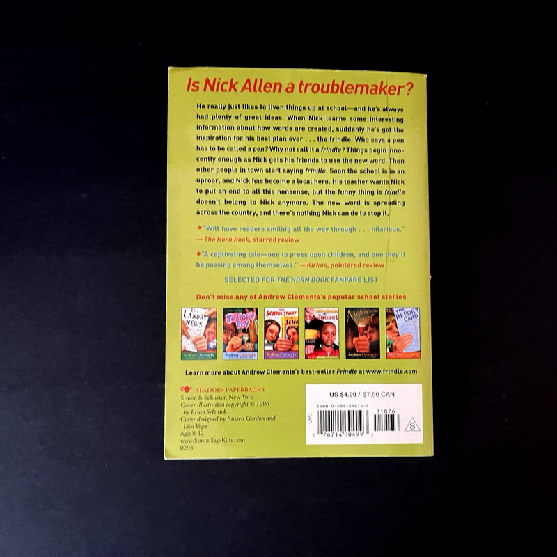 The Janitors Boy Mix Lot of 4 Books Children Softcover by Andrew Clements gallery