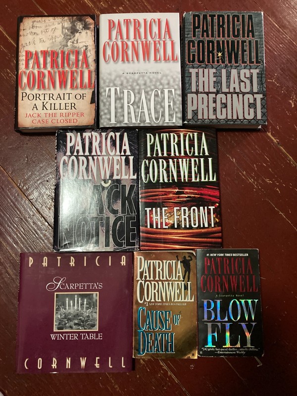 Patricia Cornwell Lot of 9: 7 HC & 2 PB Includes a 3 in 1 Hardcover: W/Scarpetta