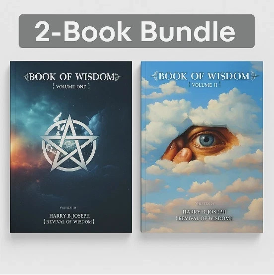 Book of Wisdom Volumes 1 & 2 by Harry B. Joseph -Paperback Bundle – US Stock
