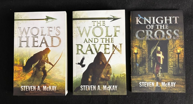 NEW* Wolf’s Head & The Wolf and the Raven Knight of the Cross by Steven McKay
