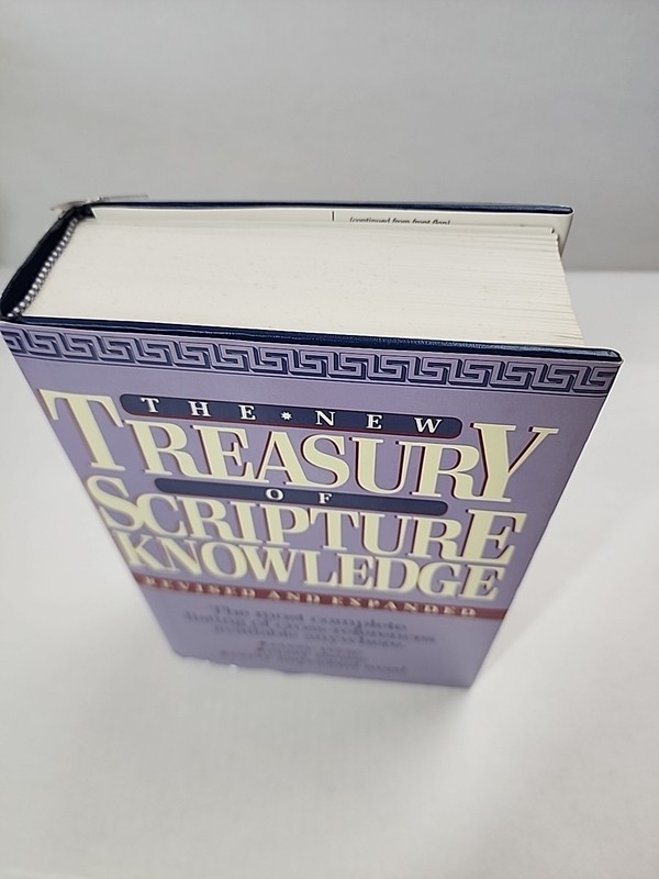 The New Treasury of SCRIPTURE KNOWLEDGE Revised by Smith, 1992 HB DJ Bible Study gallery