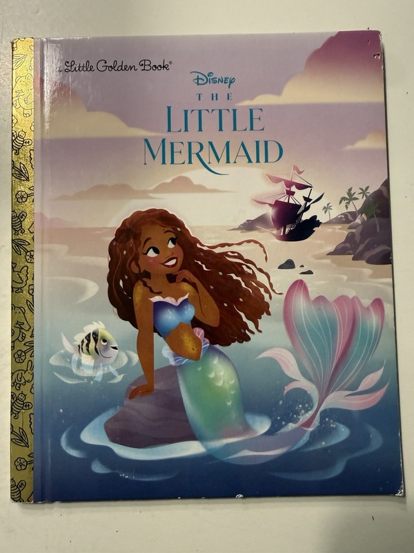 Disney The Little Mermaid Little Golden Book Kids Children’s Story Sea Adventure