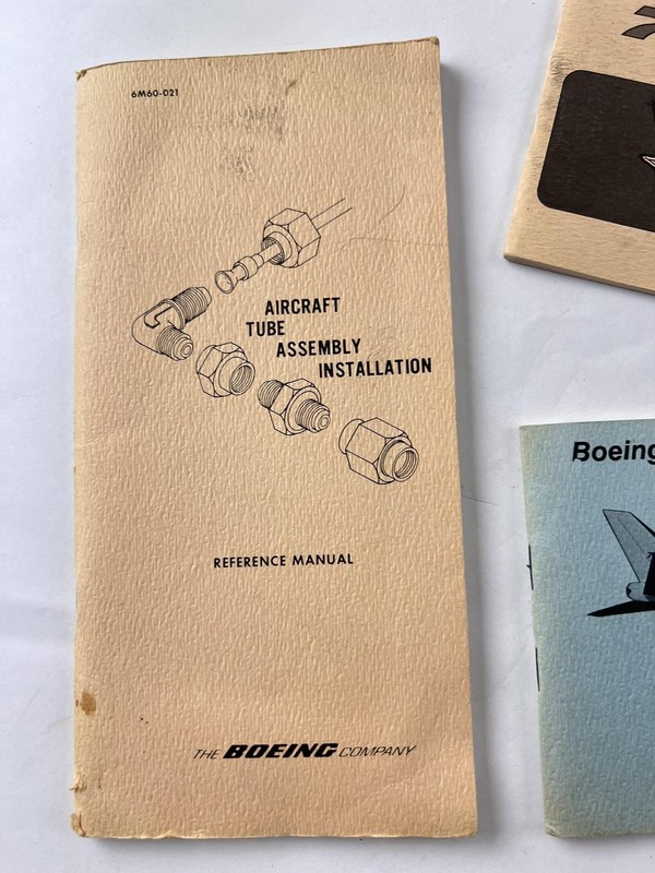 Vintage Boeing 747 747SP 767-200 Reference Guides Technical Manual Lot Tube gallery