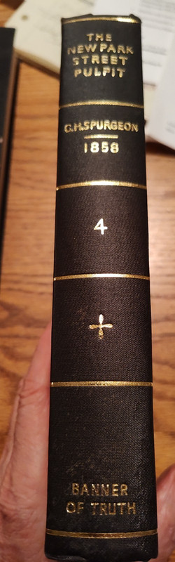 THE NEW PARK STREET PULPIT 1856 Volume 4, BANNER OF TRUTH by C. H. Spurgeon