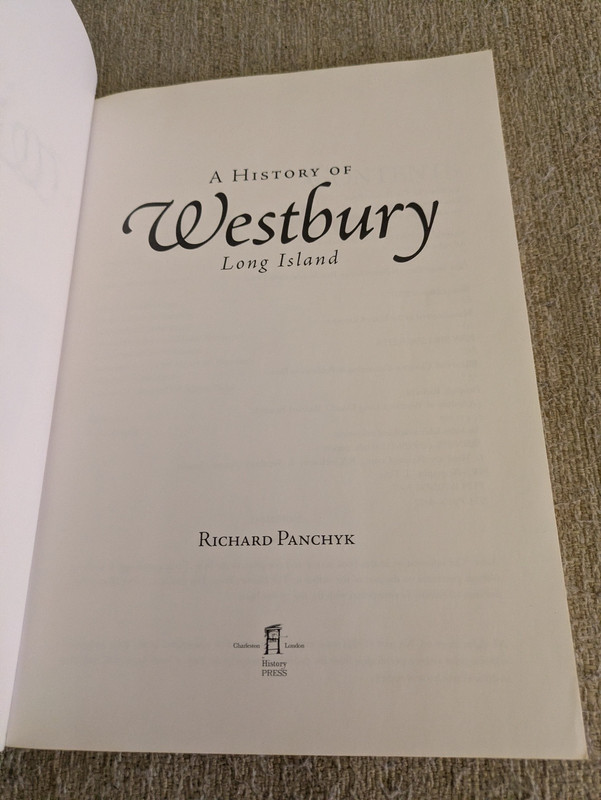 A History of Westbury, Long Island | Richard Panchyk | 2007 PB | History Press gallery
