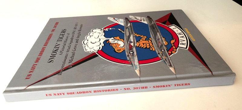 US Navy Squadron Histories 307HB Smokin' Tigers Hardcover SIGNED Angelo Romano gallery