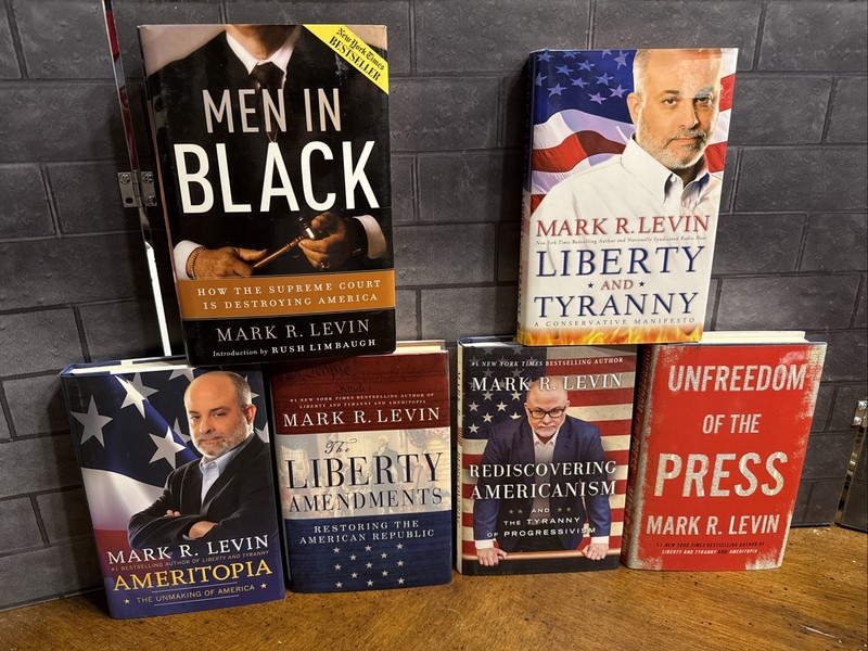 Mark R. Levin collection (lot of 6 books)