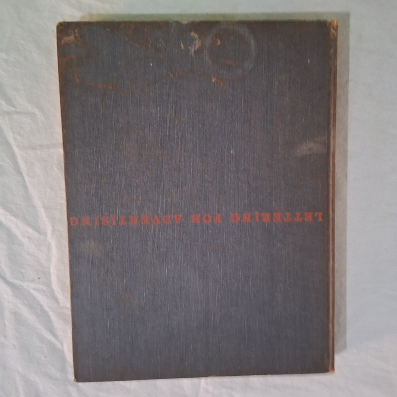 Lettering For Advertising By Mortimer Leach – Typography (1956 Hardcover)