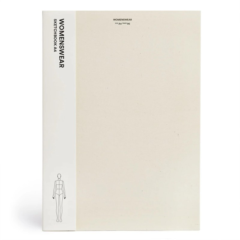 Womenswear Sketchbook A4 by Fashionary [Hardback]