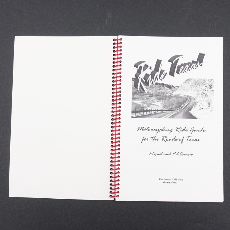 Ride Texas Second Edition Miguel & Val Asensio 1998 PB Spiral 82 pages VGUC gallery
