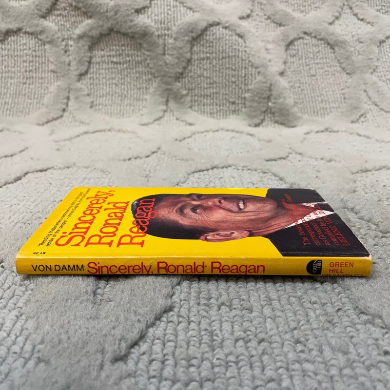 Sincerely Ronald Reagan Paperback Book by Helene Von Damm from Green Hill 1976 gallery
