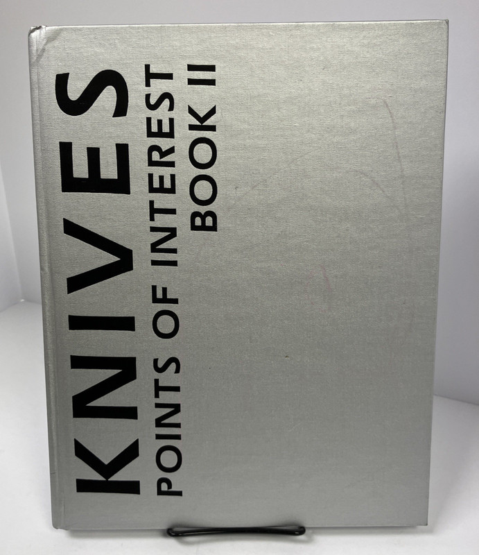 SIGNED Points of Interest Book 2 Jim Weyer (1992, HC) Daggers Swords Folding
