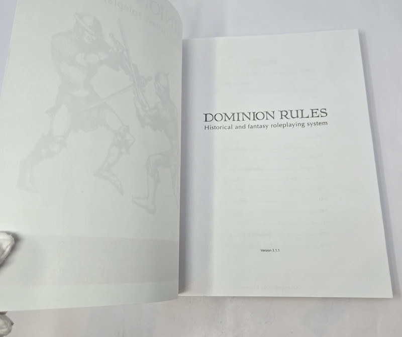 Dominion Rules RPG system Historical Mediaeval Fantasy Easy Generic v3.1.1 gallery