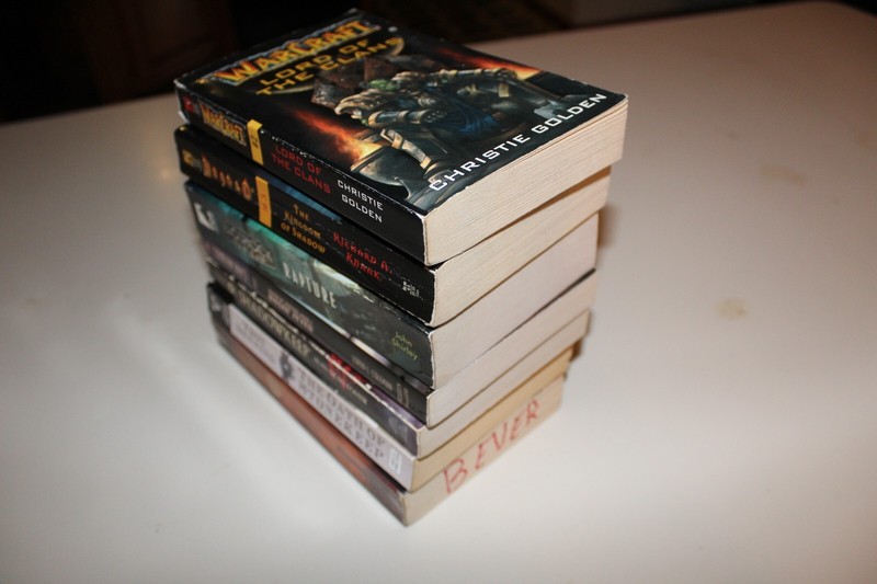 Lot of 7 video game tie-in paperbacks, 1980s/1990s, Baldur's Gate, Bioshock gallery