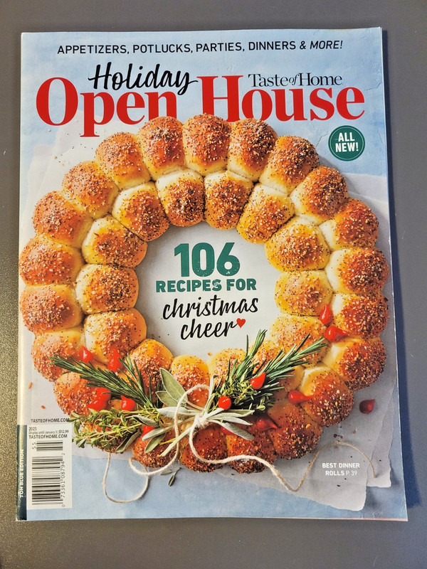 Holiday Open House by Taste Of Home – 106 Recipes For Christmas Cheer – All New!