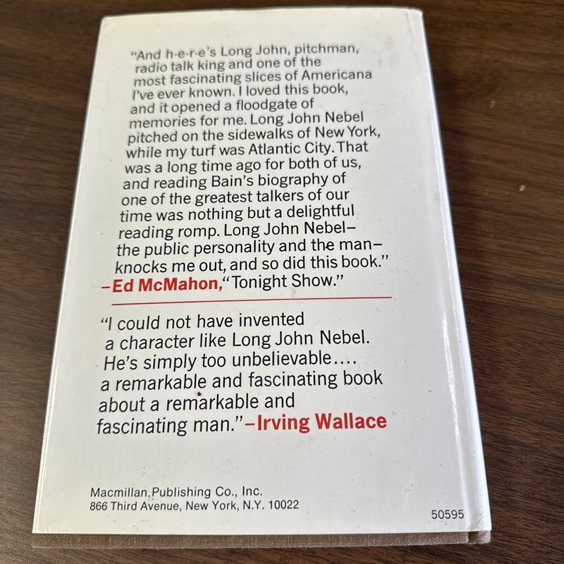 Long John Nebel: By Donald Bain 1974 HC gallery