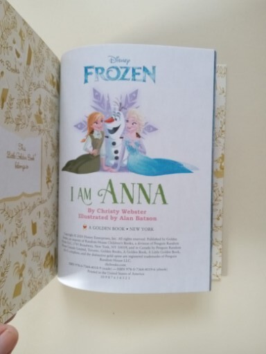 Little Golden Book Ser.: I Am Anna (Disney Frozen) by Christy Webster (2020,... gallery