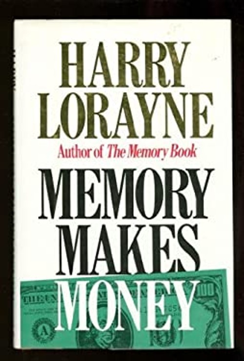 Memory Makes Money Hardcover Harry. Lorayne