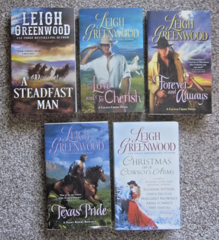 LEIGH GREENWOOD / 5 PB / WESTERN ROMANCE / 2012-2020
