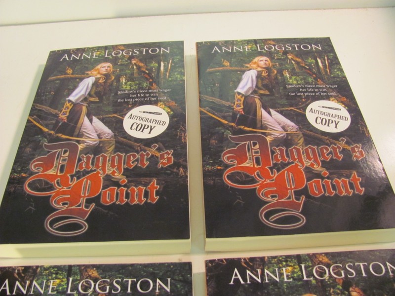 "Dagger's Point" written by Anne Logston - Autographed gallery