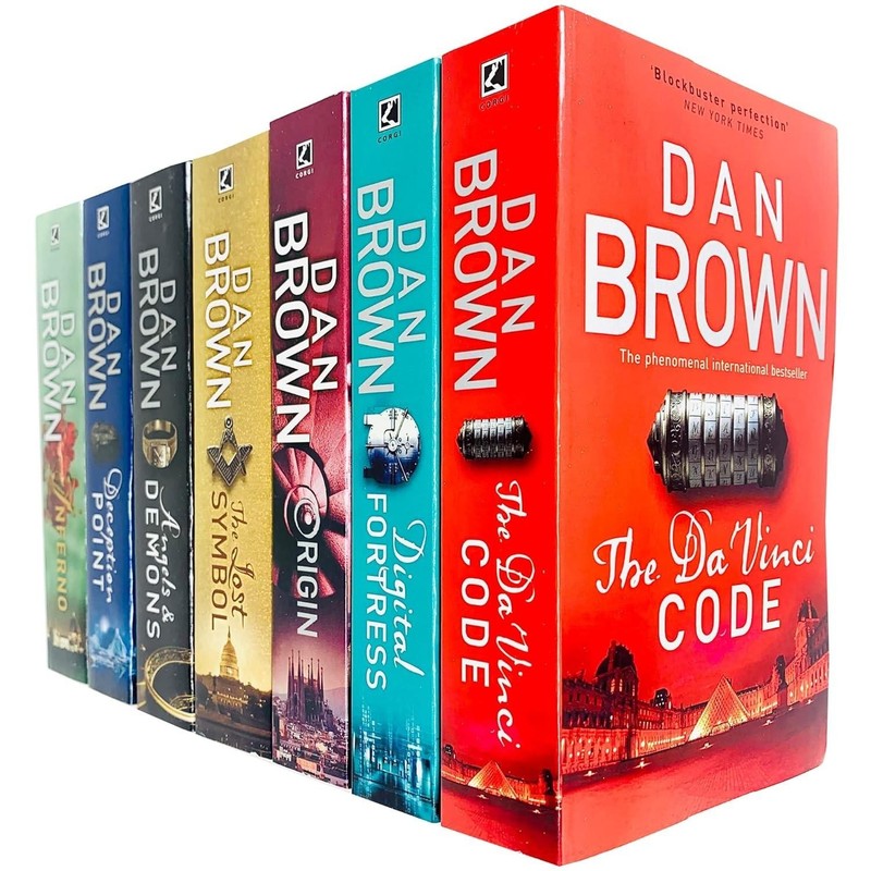 Robert Langdon Series 7 Books Set Dan Brown Paperback Thriller Collection gallery