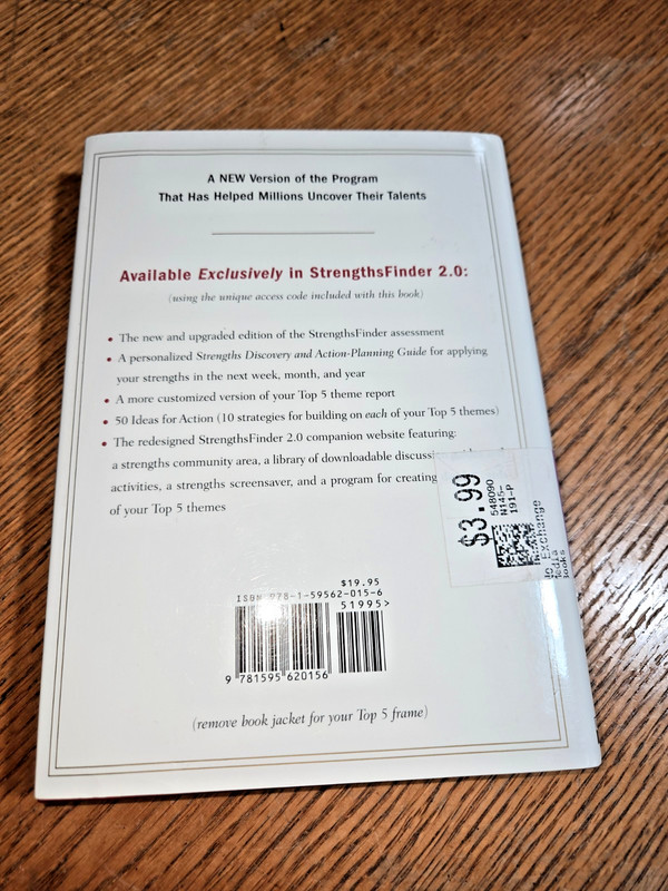 StrengthsFinder 2.0 Hardcover Tom Rath NEW Book Sealed Free Shipping gallery