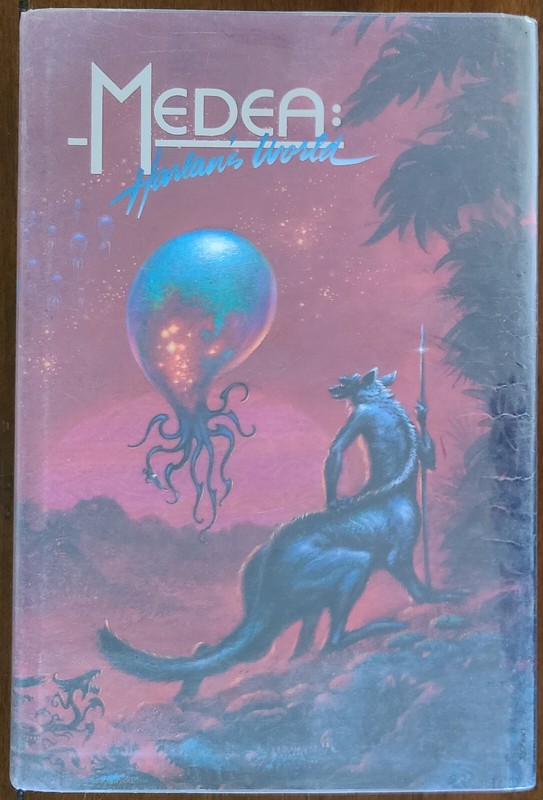 MEDEA: HARLAN’S WORLD by Harlan Ellison (Hardcover 1985) Acetate Cover