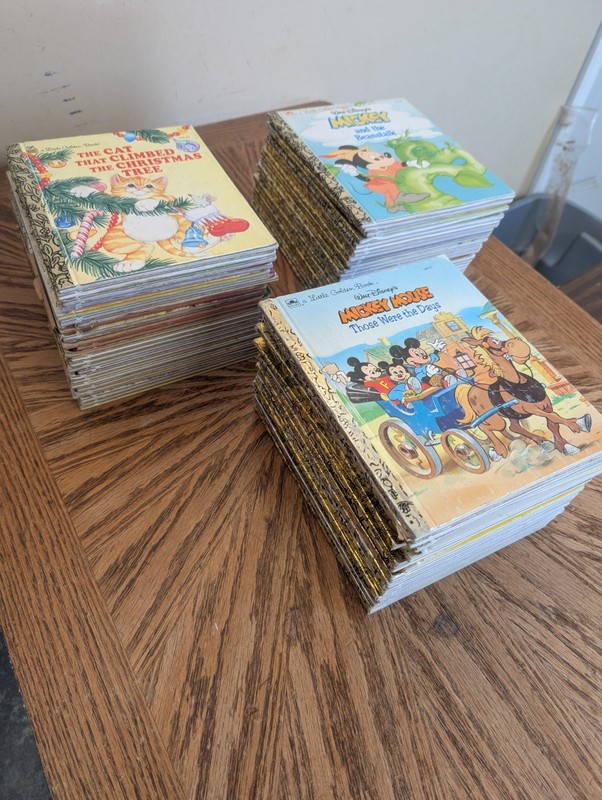 Lot of 35+ Little Golden Books – Vintage to Modern