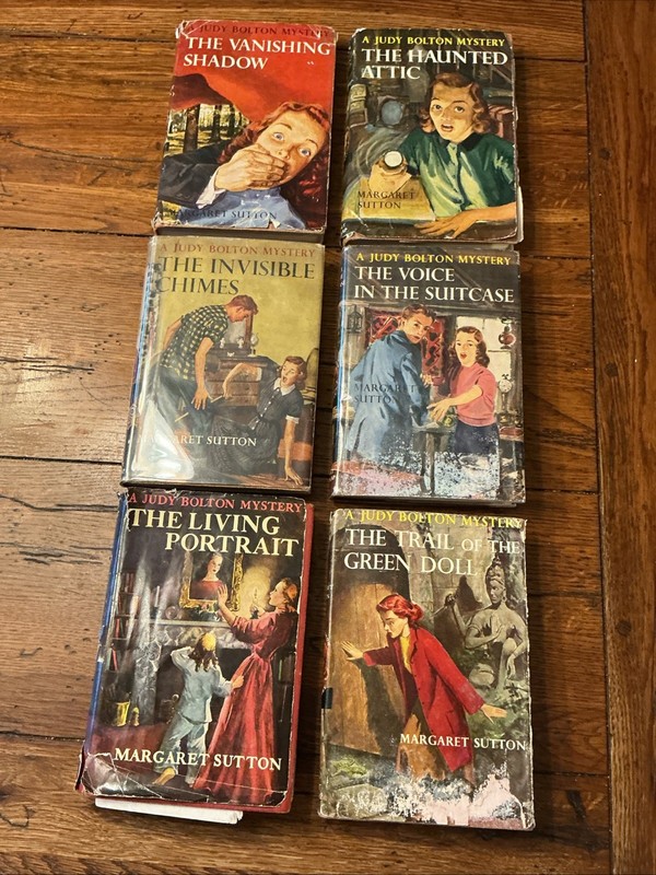 Judy BOLTON MYSTERIES LOT OF 6, Margaret Sutton, Books 1,2,3,8,18,27 In Series