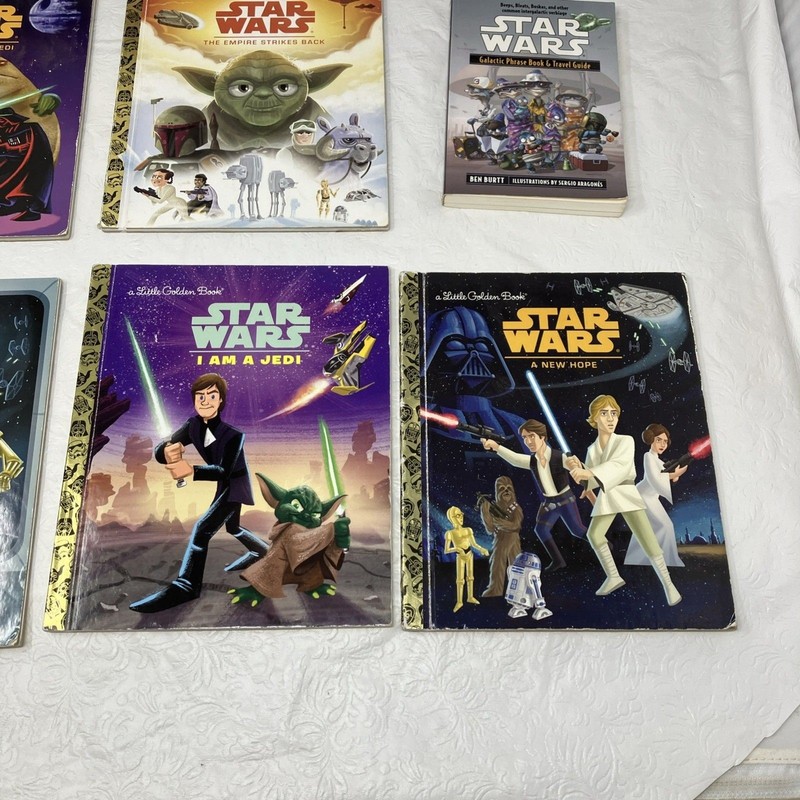 Star Wars Kids Mixed Book Series Lot Mixed Little Golden LEGO Last Of Jedi + gallery
