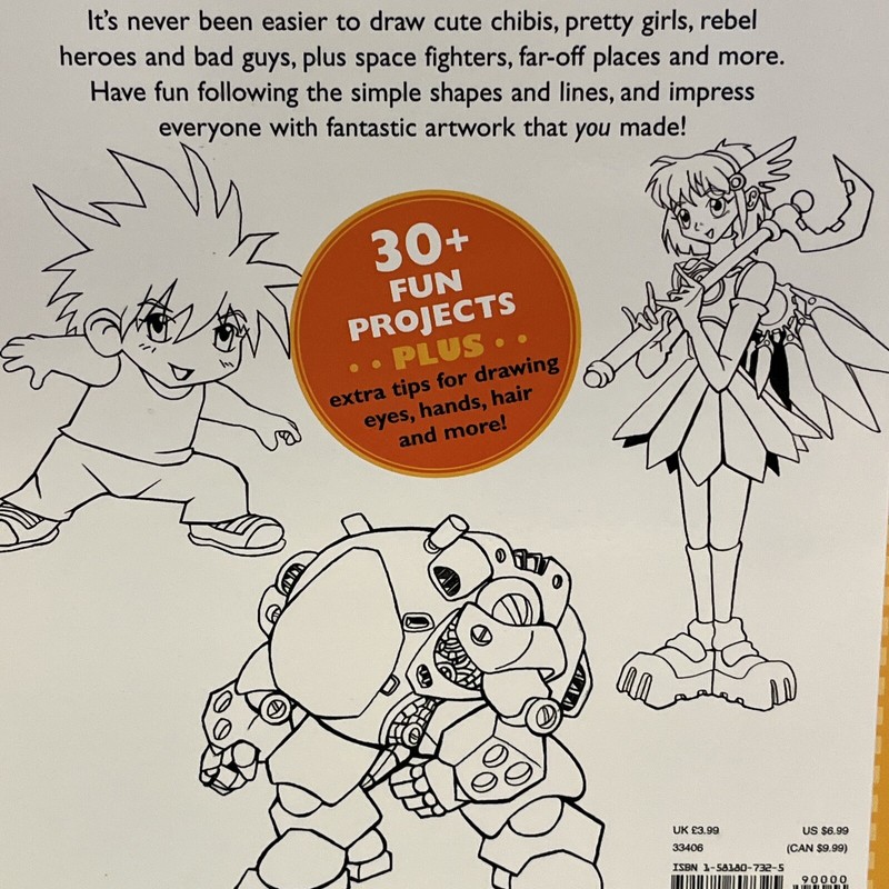 Draw Super Manga! by David Okum I Impact 2005 paperback PRISTINE gallery