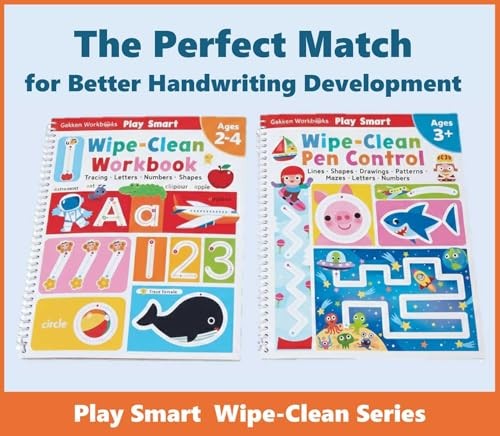 ABIS Wipe Clean Workbook for Kids 80 Pages Trace Letters Numbers Shapes Activ... gallery