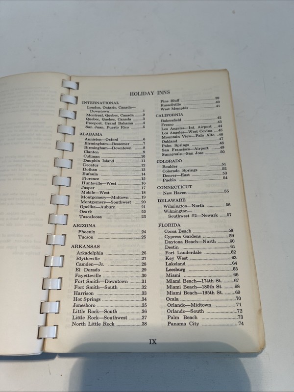 The Holiday Inn Cookbook and Travel Guide (1966 TP Spiral) VTG House Specialties gallery