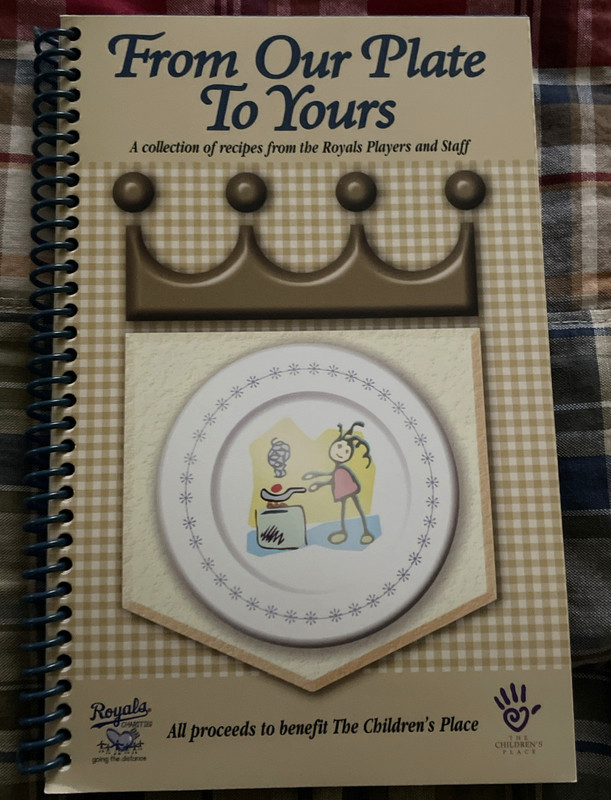 KC Royals Players & Staff Cookbook From Our P late to Yours Kansas City 2002 HTF