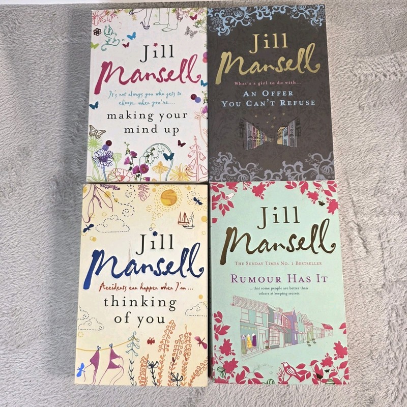 Jill Mansell Book Lot 4 Paperback Romance Chick Lit Humor Love Life Fiction
