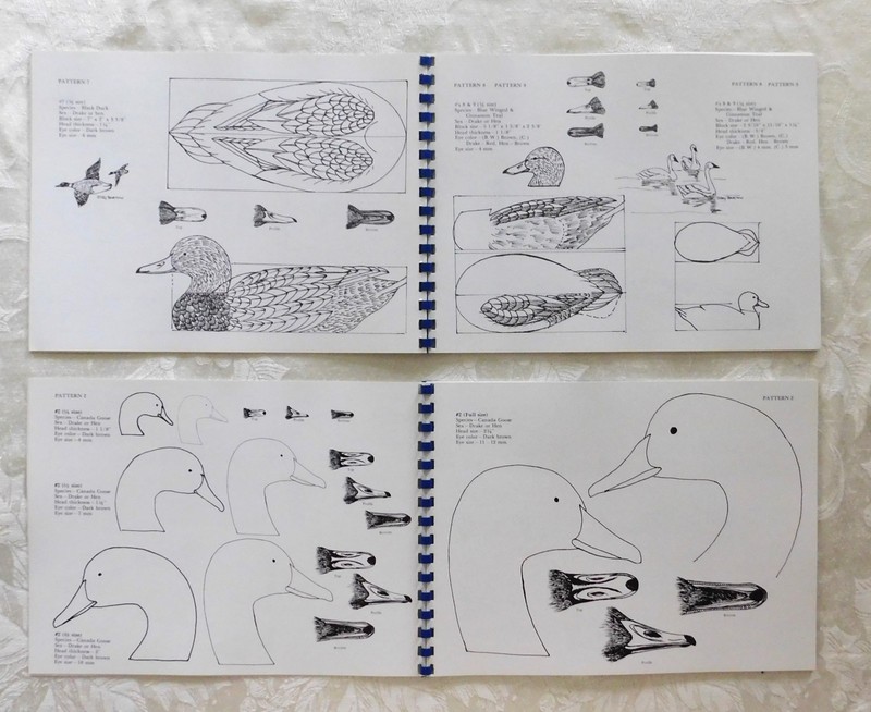 BLUE RIBBON PATTERN SERIES -- BOOK II / III DUCK DECOY WOOD CARVING gallery