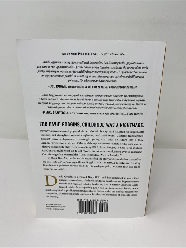 Can't Hurt Me by David Goggins 2018 Trade Paperback Lioncrest FREE SHIPPING! gallery