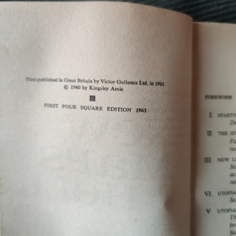 New Maps of Hell, Kingsley Amis, A Four Square Book, 1963, Paperb gallery
