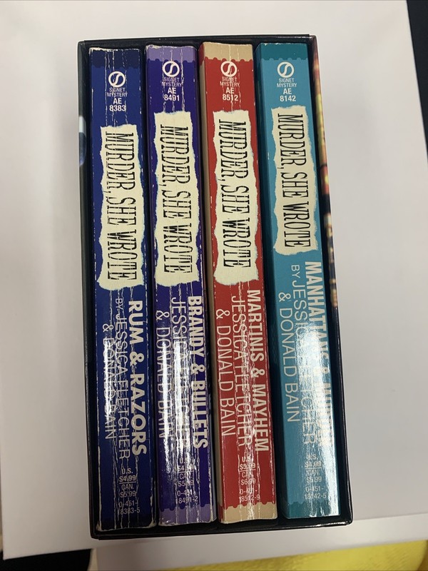 Murder, She Wrote Books Box Set of 4 Mystery Jessica Fletcher and Donald Bain gallery