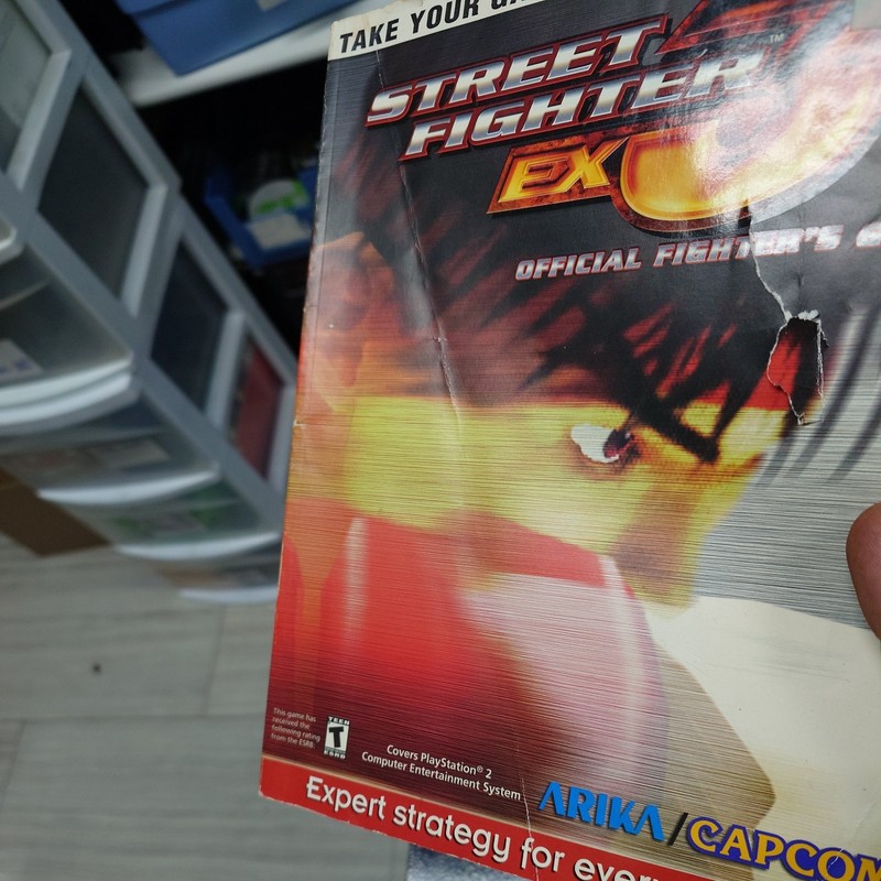 Street Fighter Ex3 Official Fighter's Guide by BradyGames |GC|Same Day Ship|VGC gallery