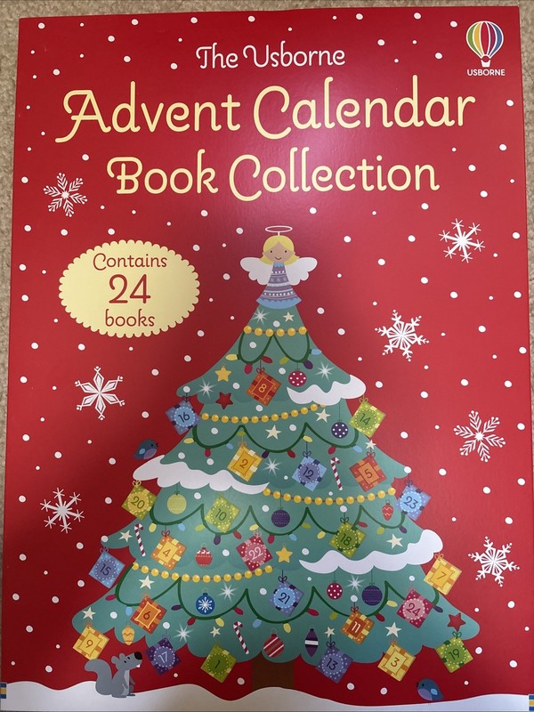 Children’s Usborne Advent Calendar Book Collection 24 Paperback Mini Books